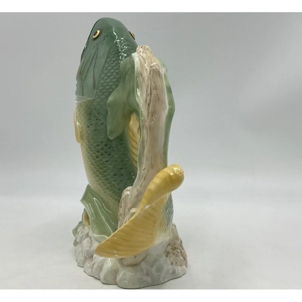 Lenox Riverwood by Catherine McClung Ceramic Fish Pitcher 11-1/2